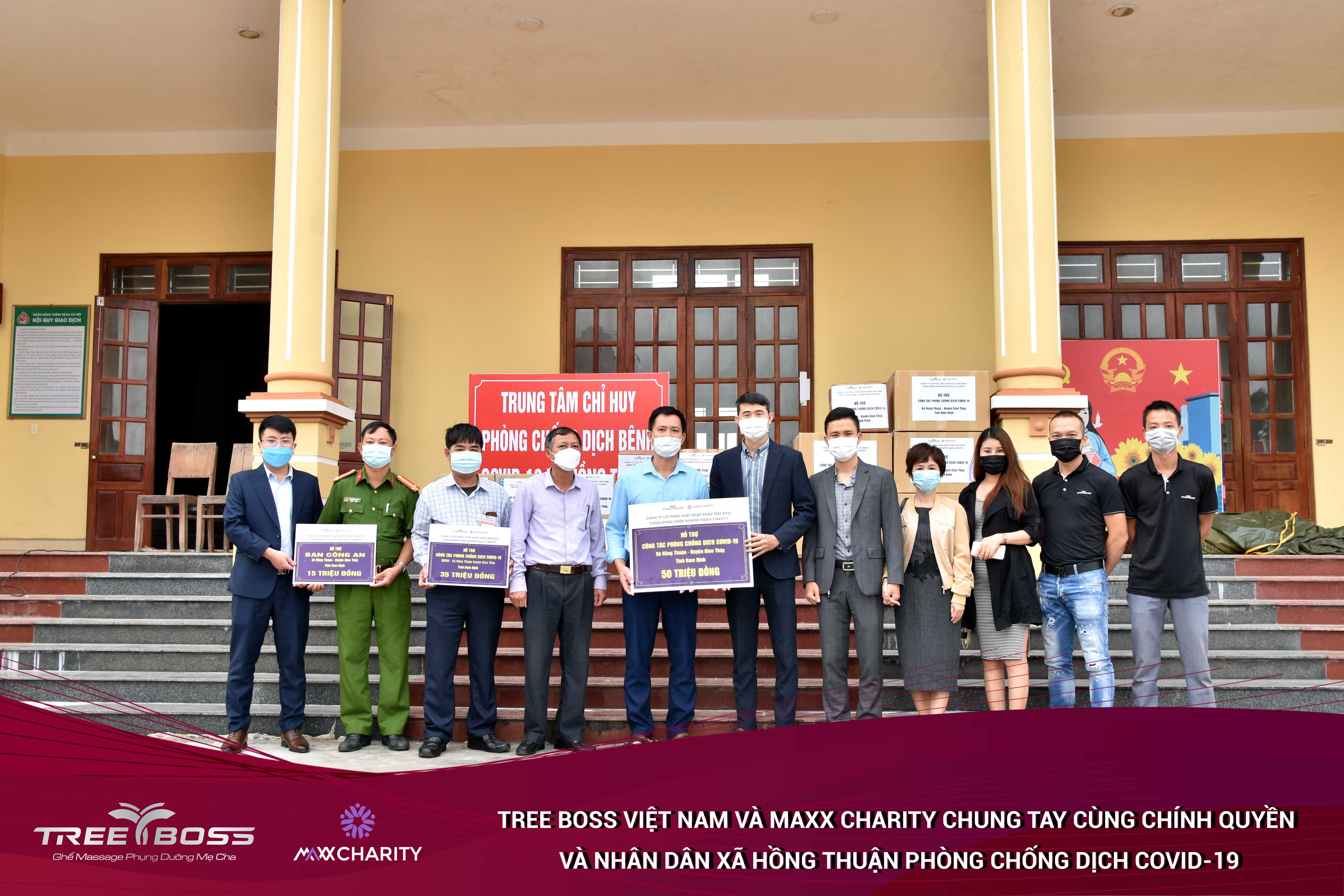 Tree Boss Việt Nam và Cộng đồng thiện nguyện Maxx Charity hỗ trợ chính